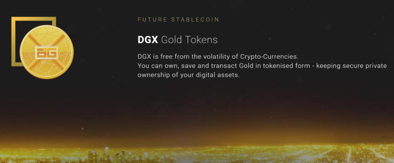 DGX Gold Tokens